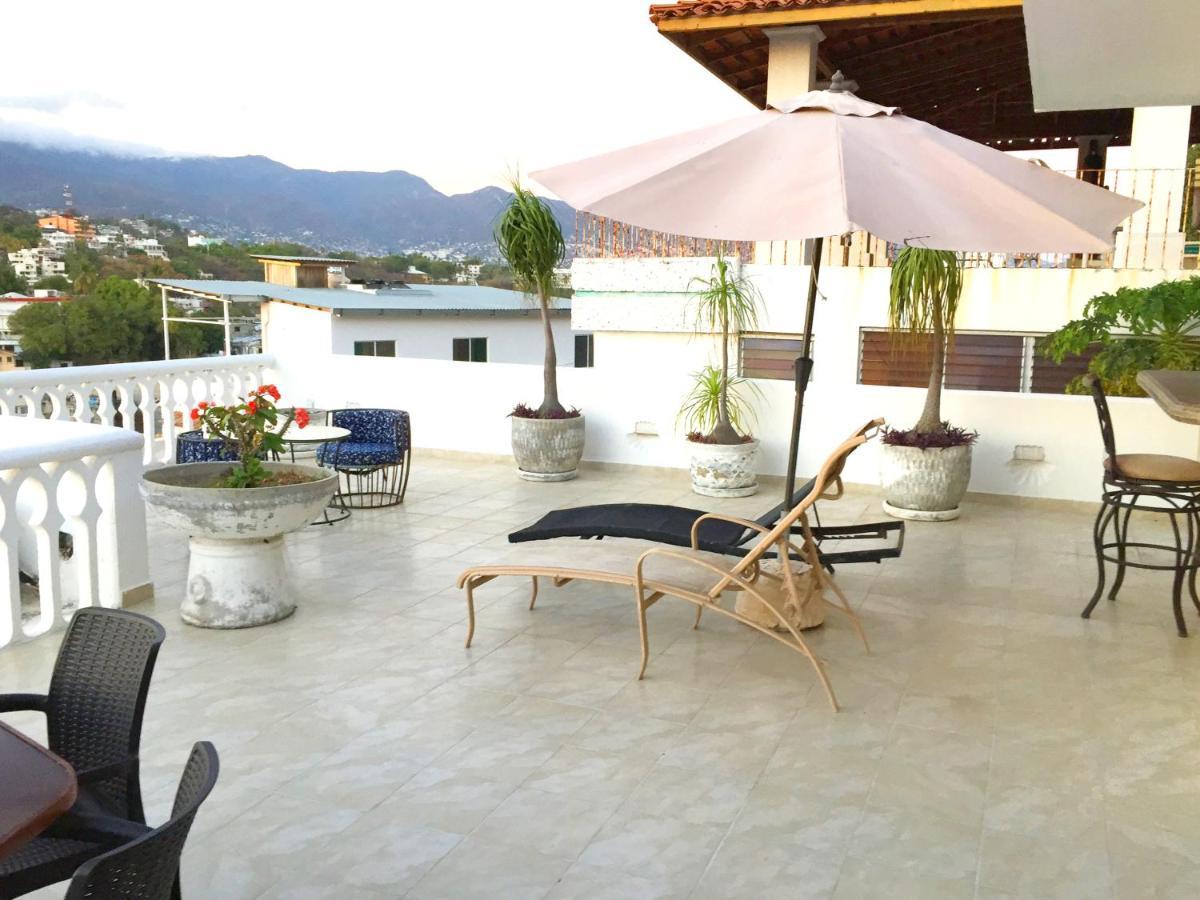 Villa Guitarron Gran Terraza Vista Espectacular 6 Huespedes Piscina Gigante Acapulco Eksteriør billede