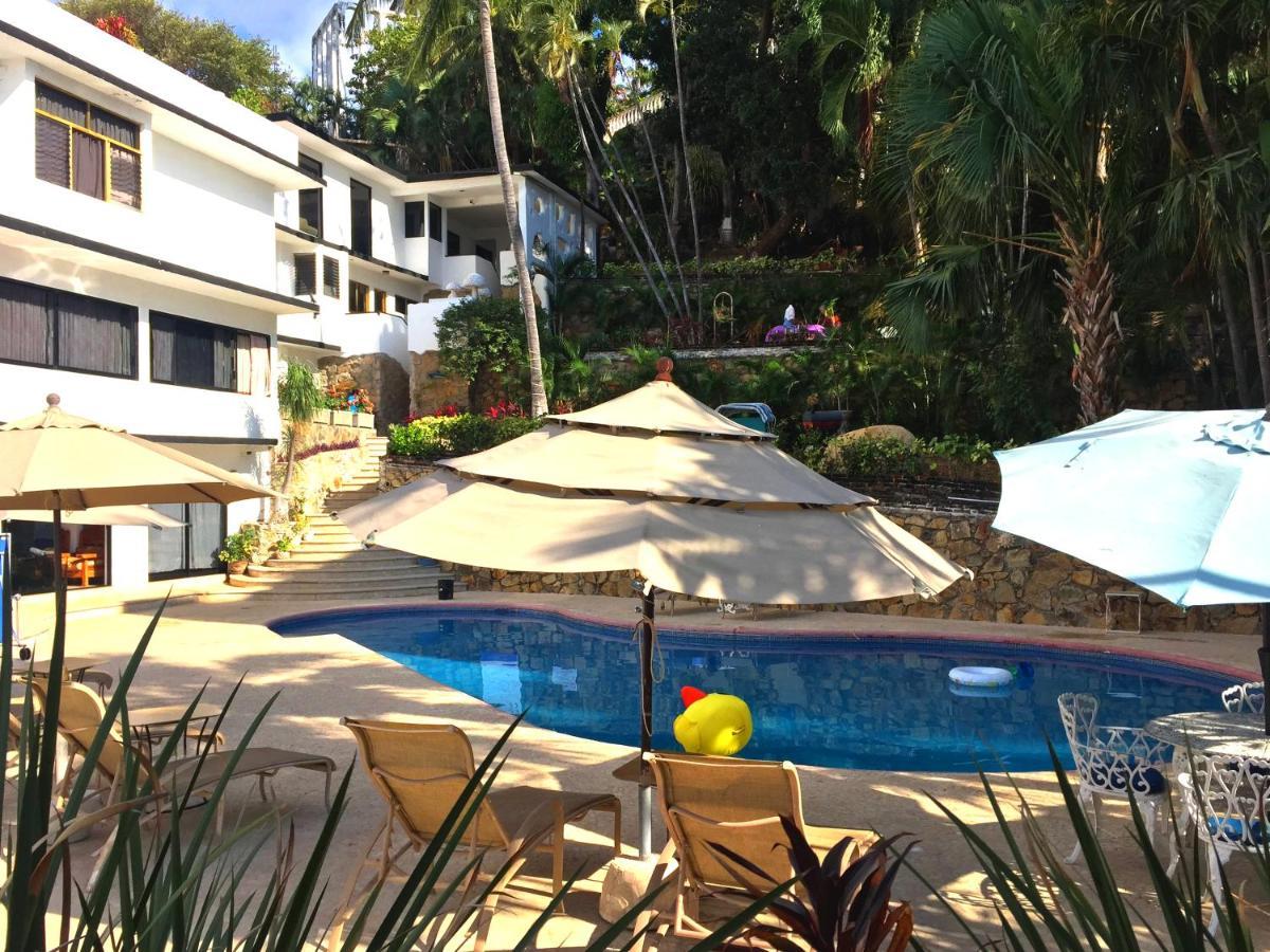 Villa Guitarron Gran Terraza Vista Espectacular 6 Huespedes Piscina Gigante Acapulco Eksteriør billede