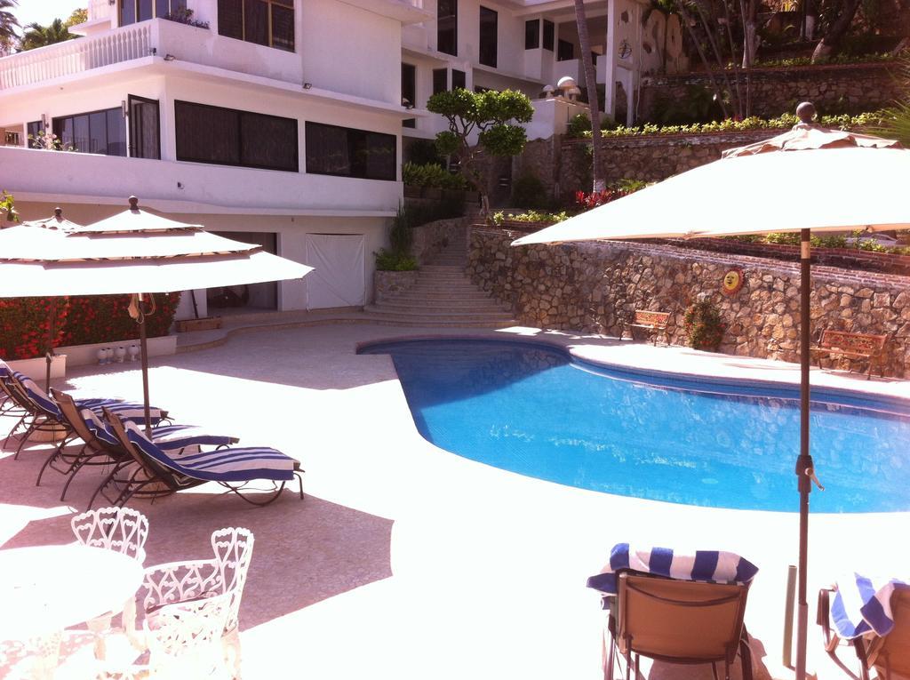 Villa Guitarron Gran Terraza Vista Espectacular 6 Huespedes Piscina Gigante Acapulco Værelse billede