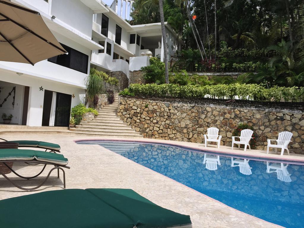 Villa Guitarron Gran Terraza Vista Espectacular 6 Huespedes Piscina Gigante Acapulco Eksteriør billede